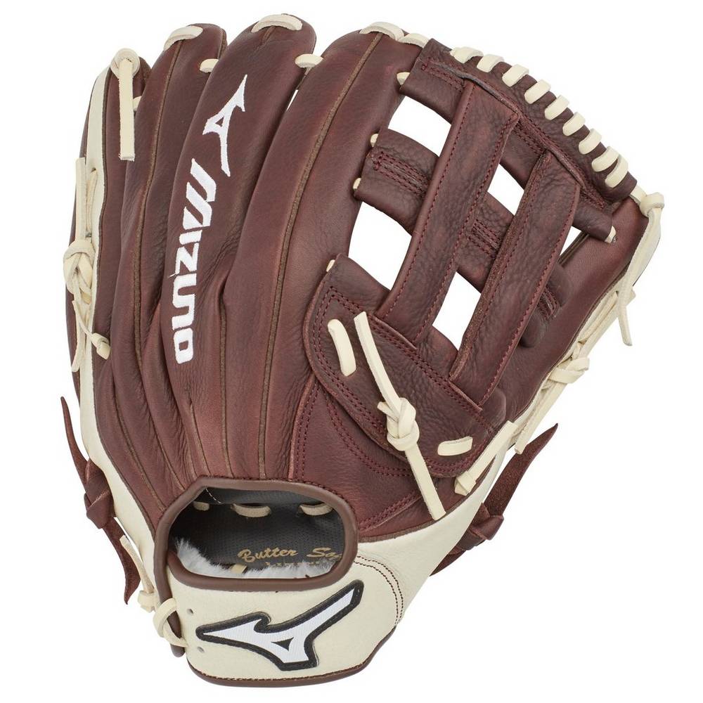 Mens Mizuno Franchise Series Outfield 12.5" Baseball Gloves Coffee/Silver Philippines (PORXCV980)